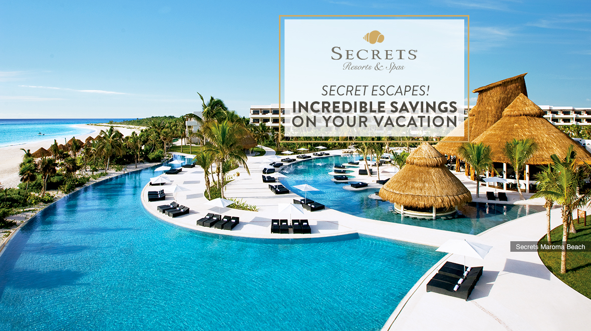 Secrets Resorts Hotels & Resorts Vacation Deals | RedTag.ca